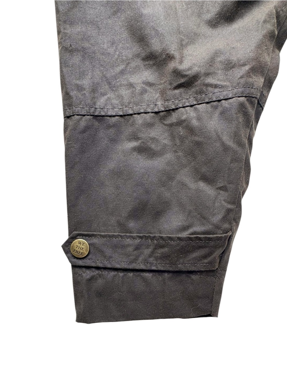 Free People We The Free Cori Waxed Barn Chore Jacket in Olive | NWT - Picture 10 of 15